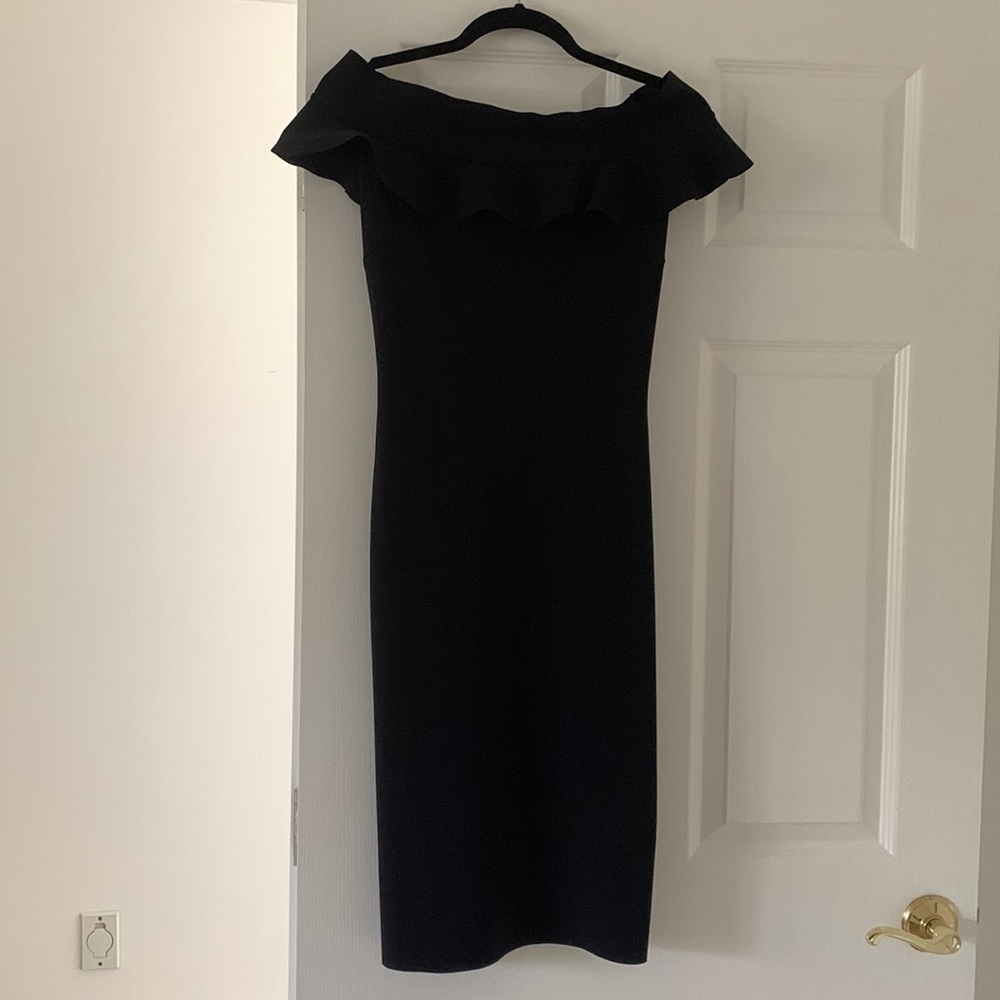 Beautiful Black Chiara Boni Midi Dress